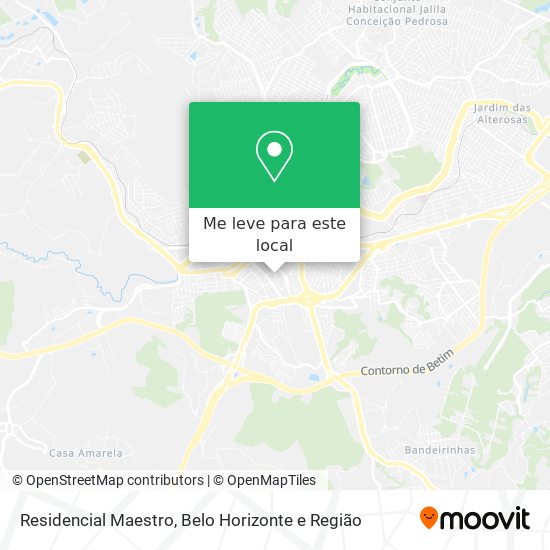 Residencial Maestro mapa