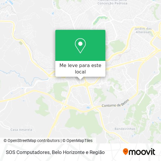 SOS Computadores mapa