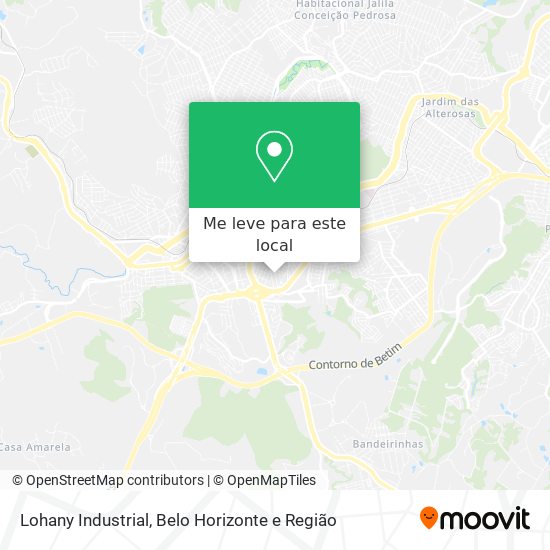 Lohany Industrial mapa