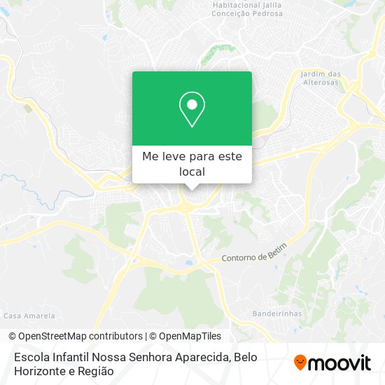 Escola Infantil Nossa Senhora Aparecida mapa