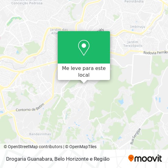 Drogaria Guanabara mapa