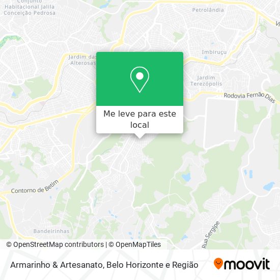 Armarinho & Artesanato mapa