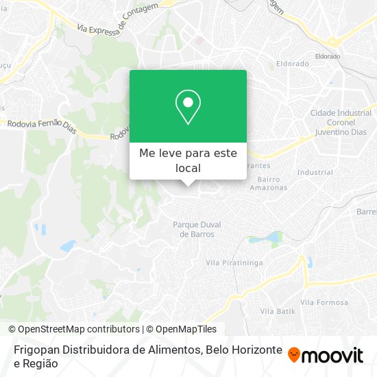 Frigopan Distribuidora de Alimentos mapa