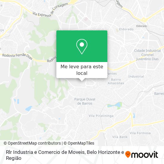 Rlr Industria e Comercio de Moveis mapa