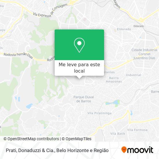 Prati, Donaduzzi & Cia. mapa