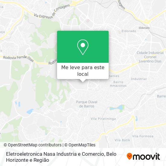 Eletroeletronica Nasa Industria e Comercio mapa