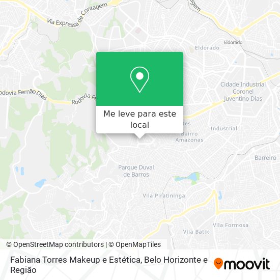 Fabiana Torres Makeup e Estética mapa