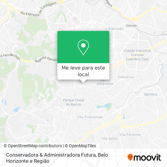 Conservadora & Administradora Futura mapa