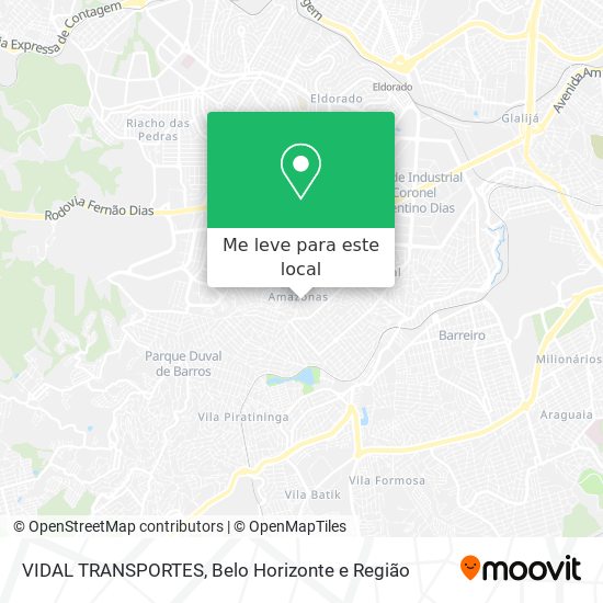 VIDAL TRANSPORTES mapa