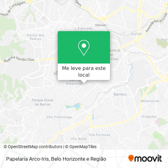 Papelaria Arco-Iris mapa