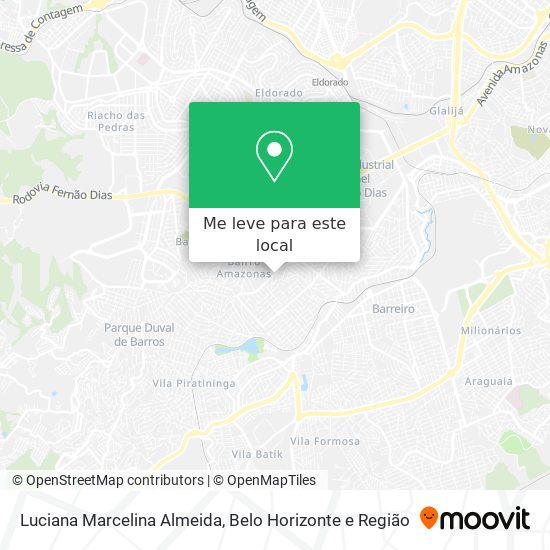 Luciana Marcelina Almeida mapa
