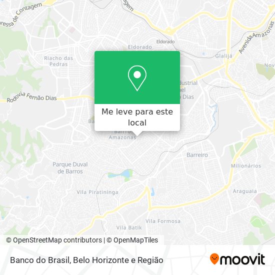 Banco do Brasil mapa