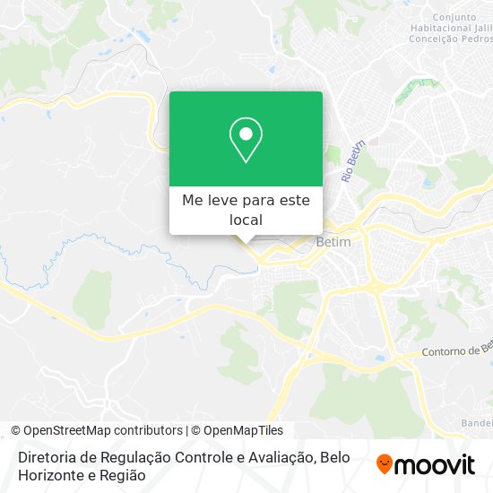 Diretoria de Regulação Controle e Avaliação mapa