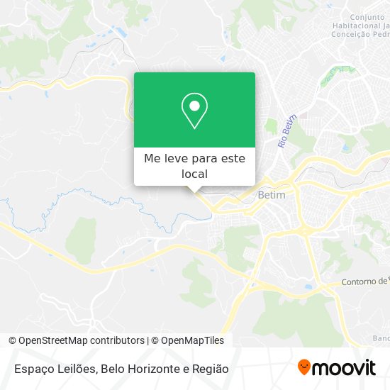Espaço Leilões mapa