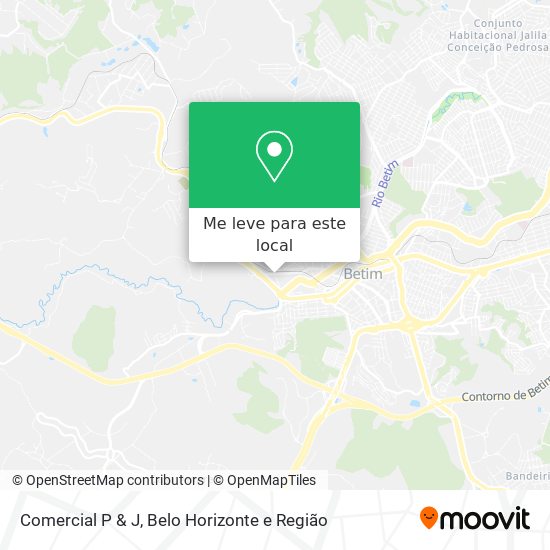 Comercial P & J mapa