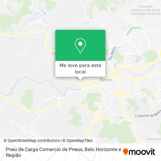 Pneu de Carga Comercio de Pneus mapa