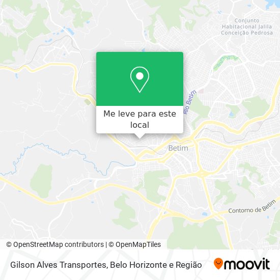 Gilson Alves Transportes mapa