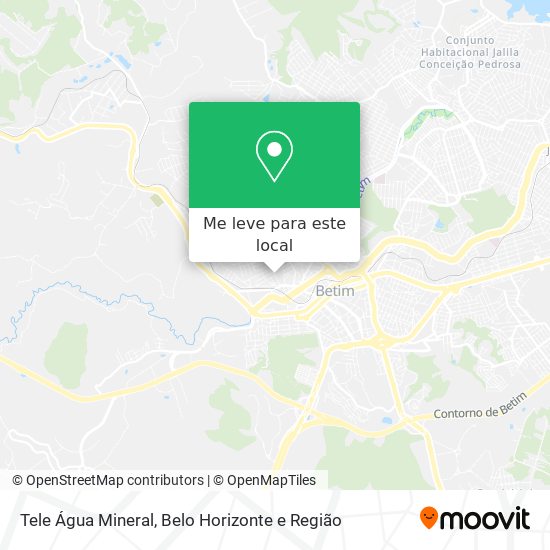 Tele Água Mineral mapa