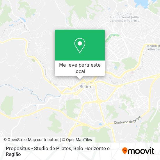 Propositus - Studio de Pilates mapa