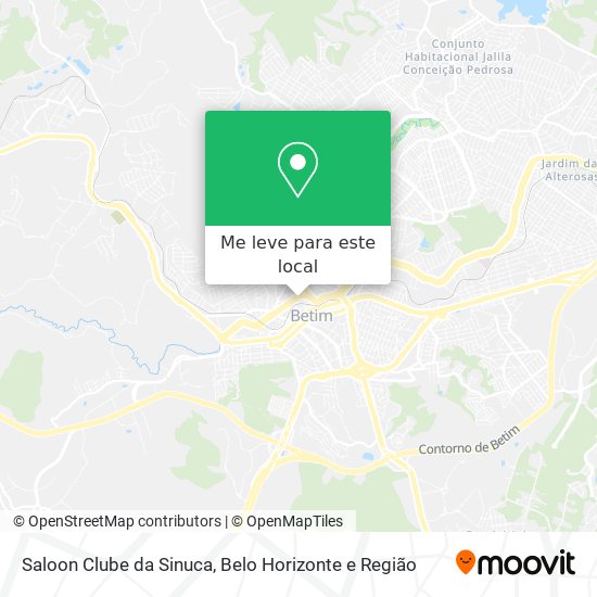 Saloon Clube da Sinuca mapa