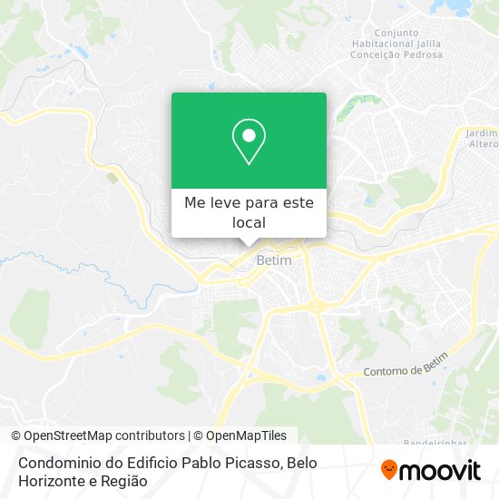 Condominio do Edificio Pablo Picasso mapa