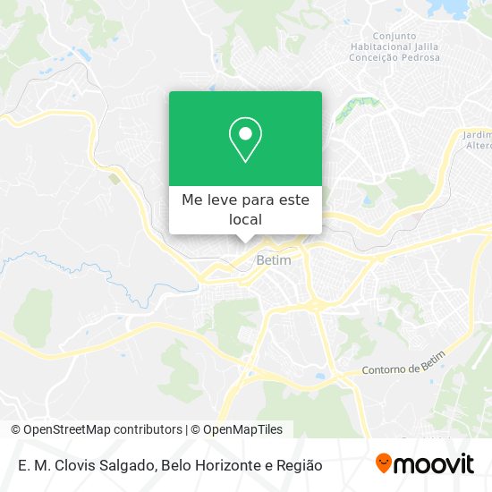 E. M. Clovis Salgado mapa
