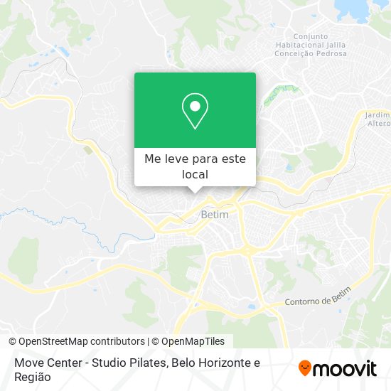 Move Center - Studio Pilates mapa
