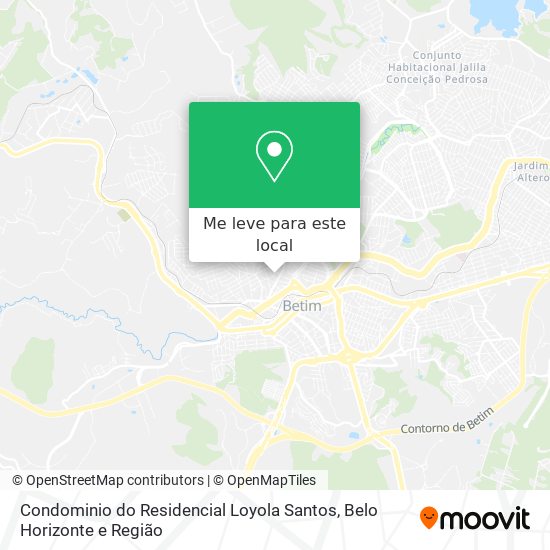 Condominio do Residencial Loyola Santos mapa