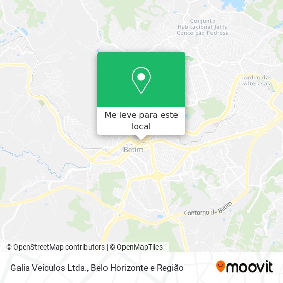 Galia Veiculos Ltda. mapa