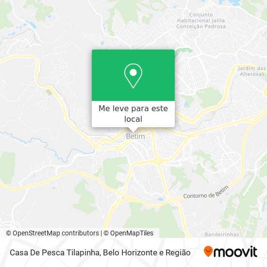 Casa De Pesca Tilapinha mapa