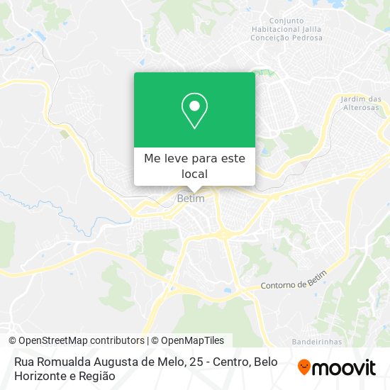 Rua Romualda Augusta de Melo, 25 - Centro mapa