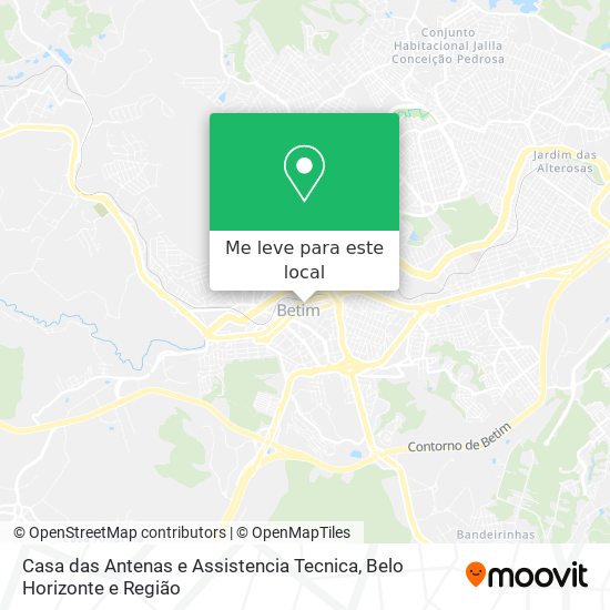 Casa das Antenas e Assistencia Tecnica mapa