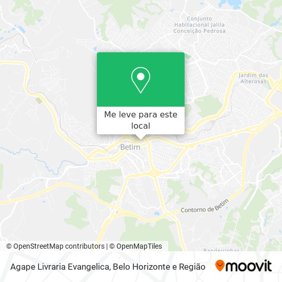 Agape Livraria Evangelica mapa