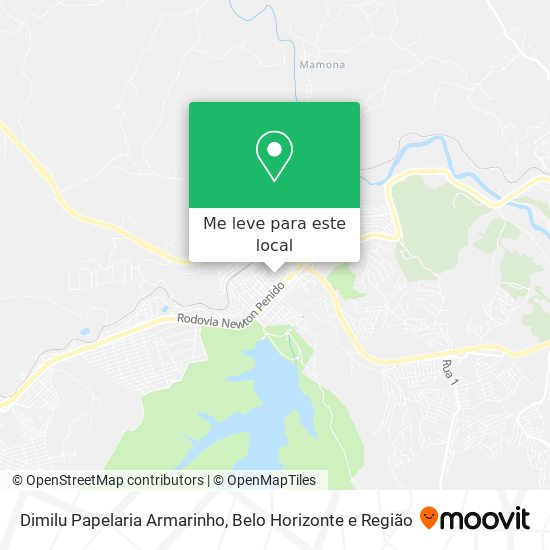 Dimilu Papelaria Armarinho mapa