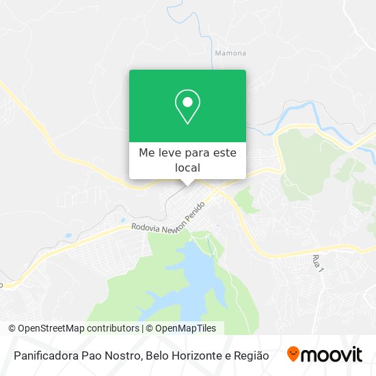 Panificadora Pao Nostro mapa