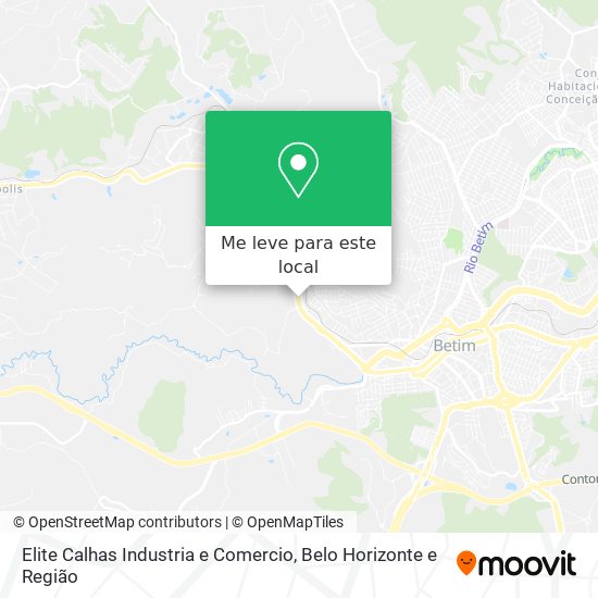 Elite Calhas Industria e Comercio mapa