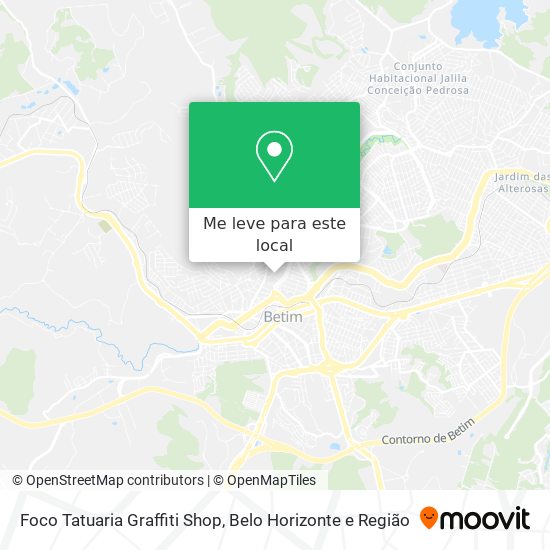 Foco Tatuaria Graffiti Shop mapa
