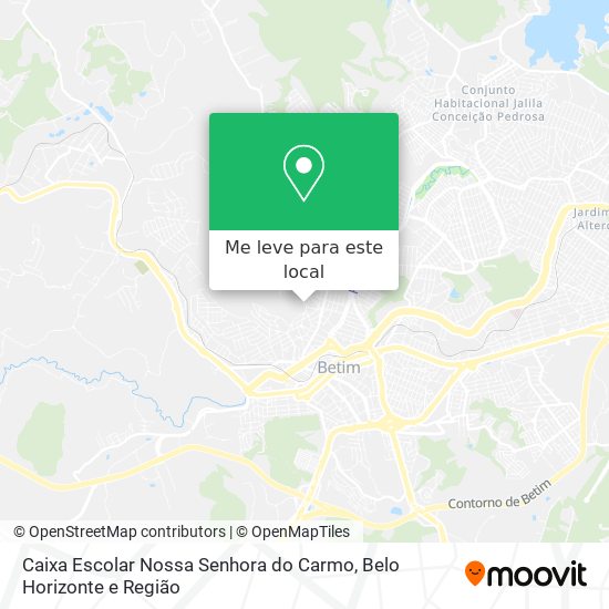 Caixa Escolar Nossa Senhora do Carmo mapa