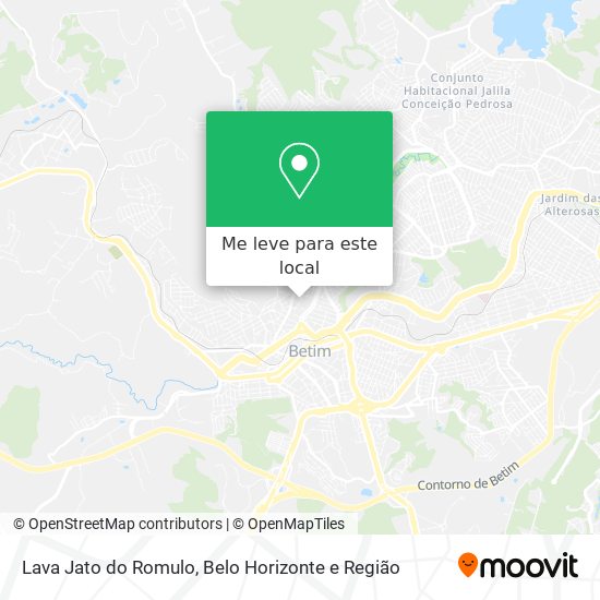 Lava Jato do Romulo mapa