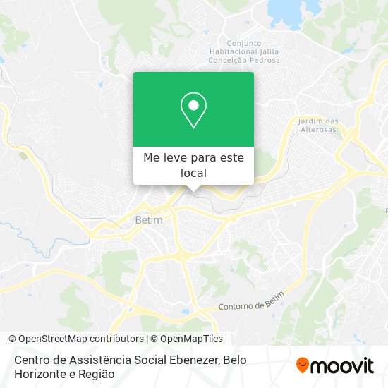 Centro de Assistência Social Ebenezer mapa