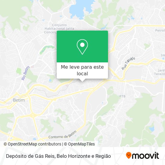 Depósito de Gás Reis mapa