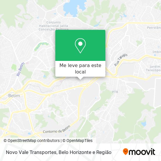 Novo Vale Transportes mapa