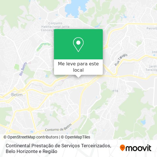 Continental Prestação de Serviços Terceirizados mapa