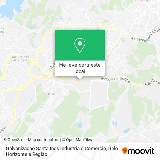 Galvanizacao Santa Ines Industria e Comercio mapa
