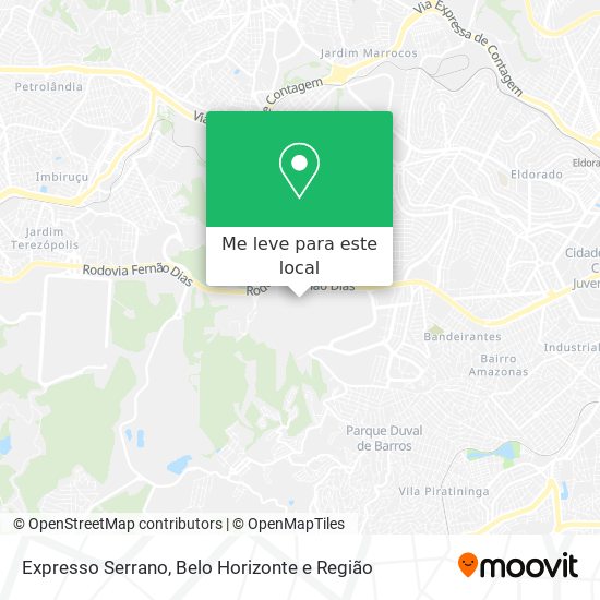 Expresso Serrano mapa