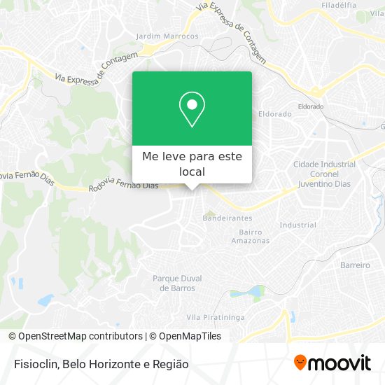 Fisioclin mapa