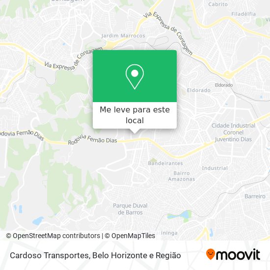 Cardoso Transportes mapa