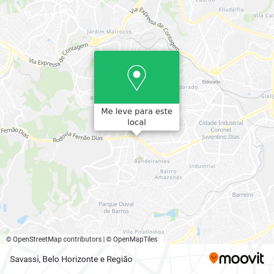 Savassi mapa