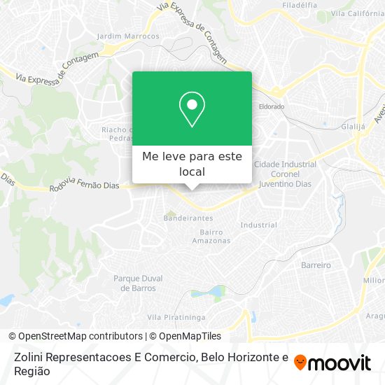 Zolini Representacoes E Comercio mapa
