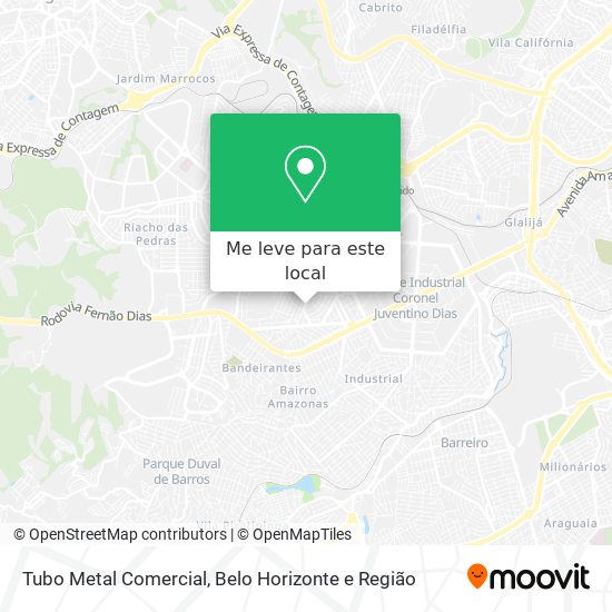 Tubo Metal Comercial mapa